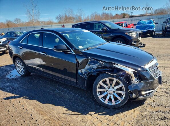 1G6AF5RX1J0104873 2018 CADILLAC ATS Черный Передняя правая четверть
