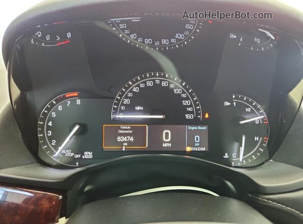 1G6AF5SX6J0130993 2018 CADILLAC ATS Red Vista del cuadro de instrumentos
