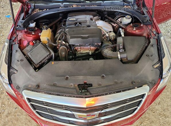 1G6AF5SX6J0130993 2018 CADILLAC ATS Red Vista interior trasera