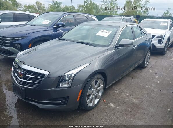 1G6AH5RX2G0194635 2016 CADILLAC ATS Gray Przód lewy