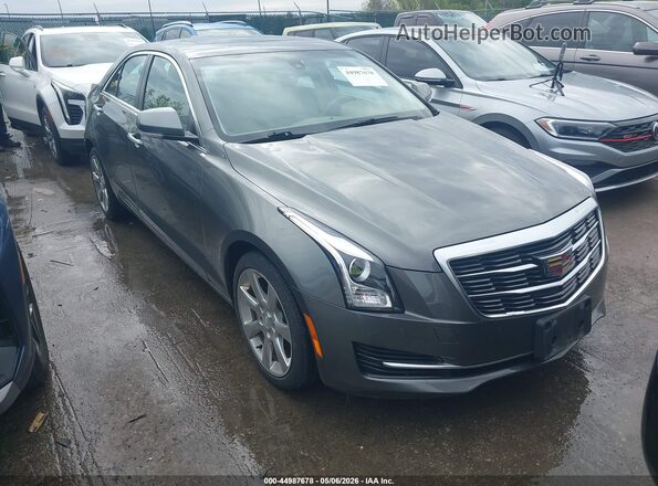 1G6AH5RX2G0194635 2016 CADILLAC ATS Gray Przód prawy