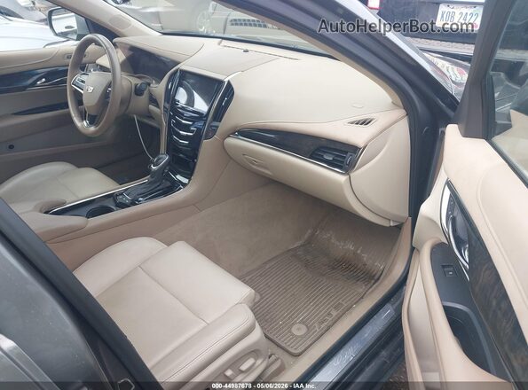 1G6AH5RX2G0194635 2016 CADILLAC ATS Gray Widok wnętrza z przodu