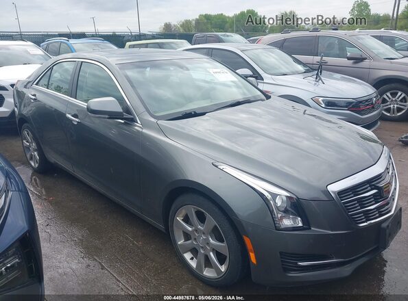 1G6AH5RX2G0194635 2016 CADILLAC ATS Gray Widok wnętrza z tyłu