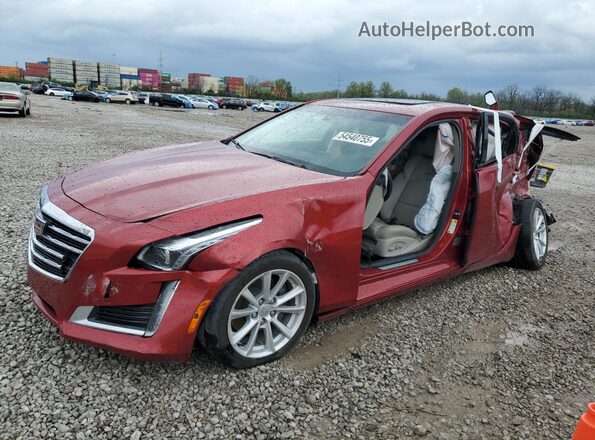 1G6AP5SX2H0125930 2017 CADILLAC CTS Красный Передняя левая четверть
