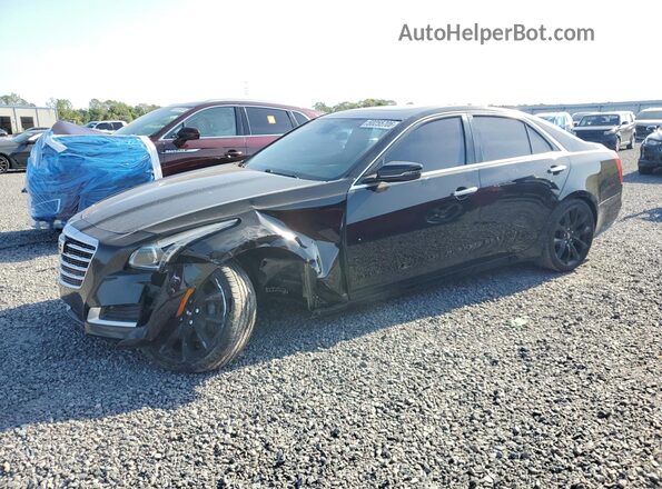 1G6AR5SS2J0128752 2018 CADILLAC CTS Black წინა მარცხენა ხედი სამი მეოთხედიდან