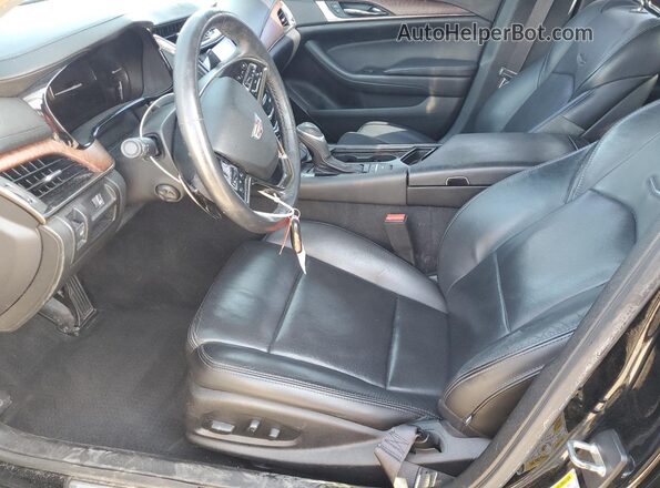 1G6AR5SS2J0128752 2018 CADILLAC CTS Black წინა სალონის ხედი