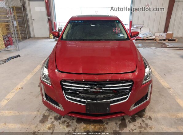 1G6AR5SS3H0160913 2017 CADILLAC CTS Красный Вид щитка приборов