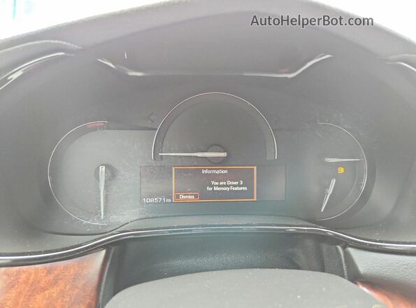 1G6AR5SS3K0100184 2019 CADILLAC CTS Black Instrument cluster view