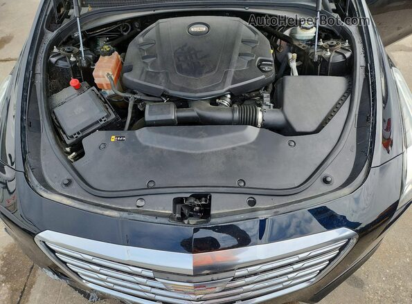 1G6AR5SS3K0100184 2019 CADILLAC CTS Black Rear interior view