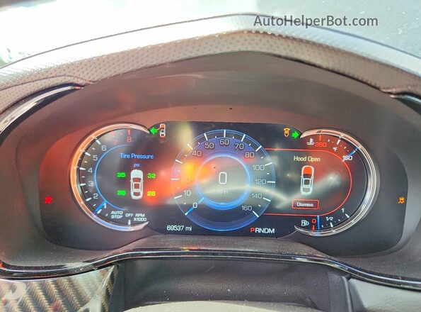 1G6AS5SS7G0104962 2016 CADILLAC CTS Серый Вид щитка приборов