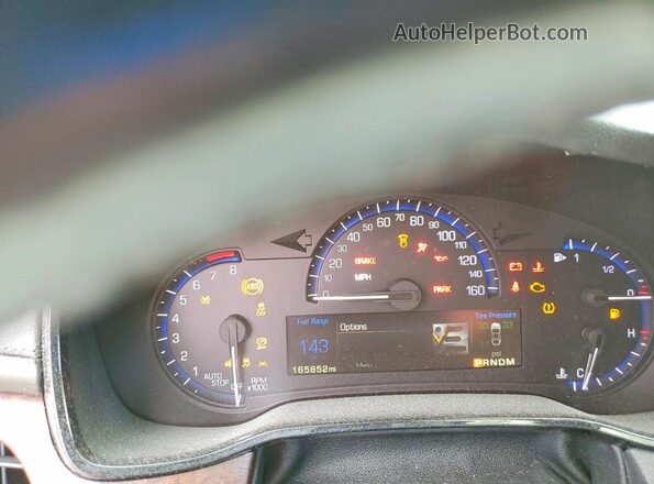 1G6AS5SS7G0191083 2016 CADILLAC CTS Черный Вид щитка приборов