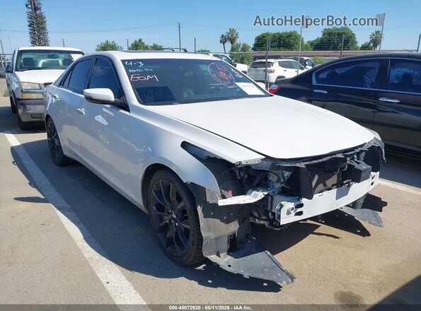 1G6AS5SSXH0168978 2017 CADILLAC CTS Белый Передняя правая четверть