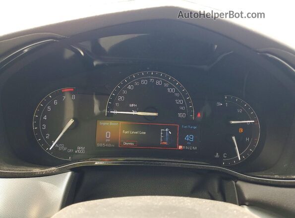 1G6AW5SX3J0131907 2018 CADILLAC CTS Белый Вид щитка приборов