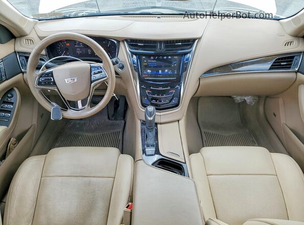 1G6AX5SS2G0122075 2016 CADILLAC CTS White Widok deski rozdzielczej