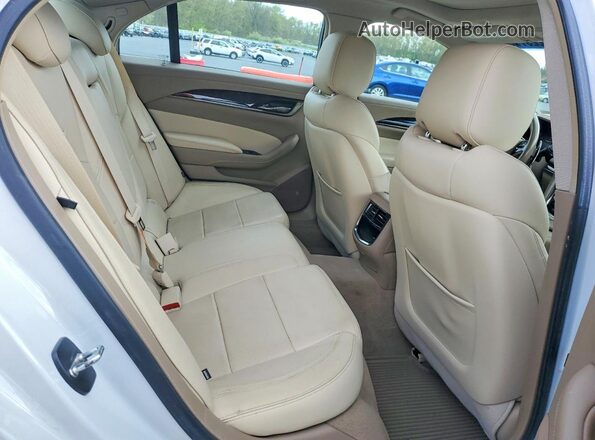 1G6AX5SS2G0122075 2016 CADILLAC CTS White Widok tylnych siedzeń