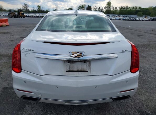 1G6AX5SS2G0122075 2016 CADILLAC CTS White Widok z tyłu