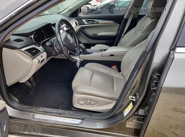 1G6AX5SS4H0131586 2017 CADILLAC CTS Gray Vista interior delantera