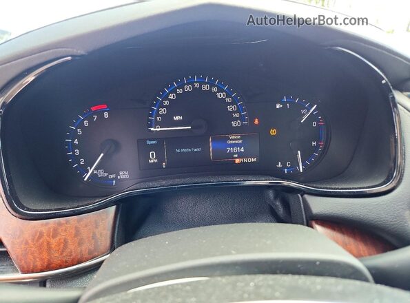 1G6AX5SX2G0120659 2016 CADILLAC CTS Black Vista del cuadro de instrumentos