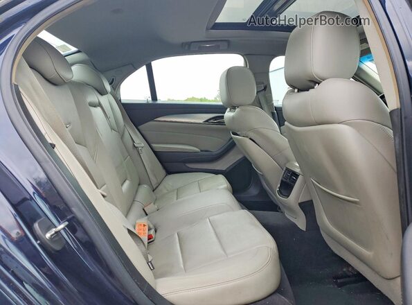 1G6AX5SX2H0155235 2017 CADILLAC CTS Blue Widok tylnych siedzeń