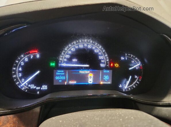 1G6AX5SX2H0157597 2017 CADILLAC CTS Серый Вид щитка приборов