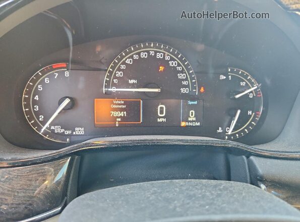 1G6AX5SX2H0193824 2017 CADILLAC CTS Black Вид щитка приладів