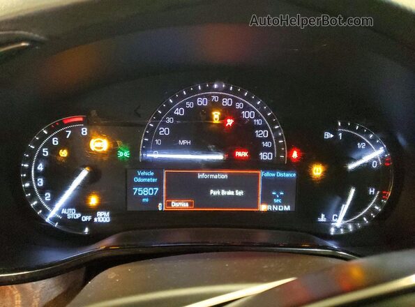 1G6AX5SX3K0148236 2019 CADILLAC CTS Black Vista del cuadro de instrumentos