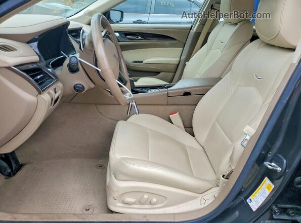 1G6AX5SX4G0103068 2016 CADILLAC CTS Charcoal Вид салону спереду