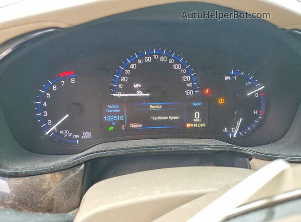 1G6AX5SX4G0103068 2016 CADILLAC CTS Charcoal Вид щитка приладів