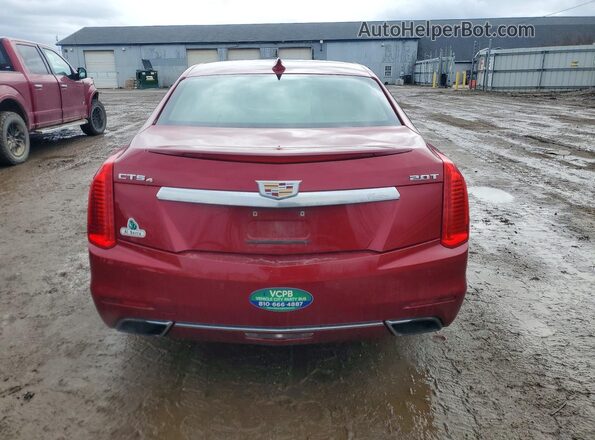 1G6AX5SX9G0110758 2016 CADILLAC CTS Красный Вид сзади