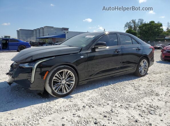 1G6DB5RL0L0151787 2020 CADILLAC CT4 Черный Передняя левая четверть