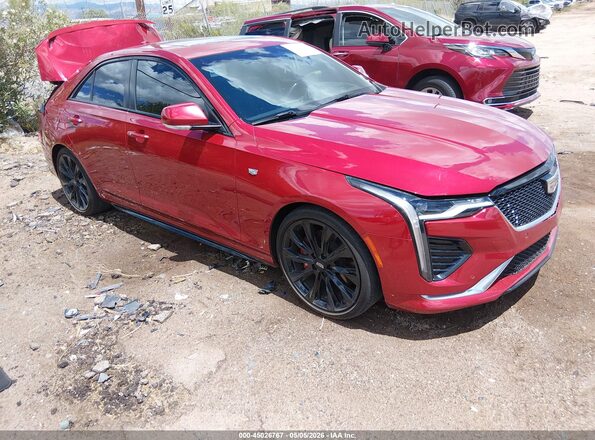 1G6DC5RK4L0139999 2020 CADILLAC CT4 Красный Передняя правая четверть