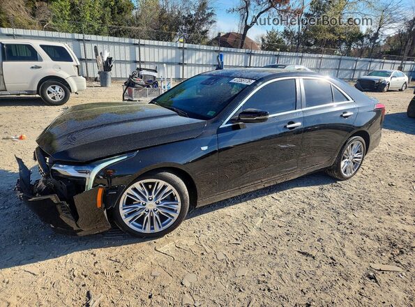 1G6DF5RK6R0103859 2024 CADILLAC CT4 Black Vista tres cuartos delantera izquierda