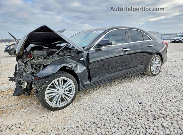1G6DF5RK9M0109762 2021 CADILLAC CT4 Черный Передняя левая четверть