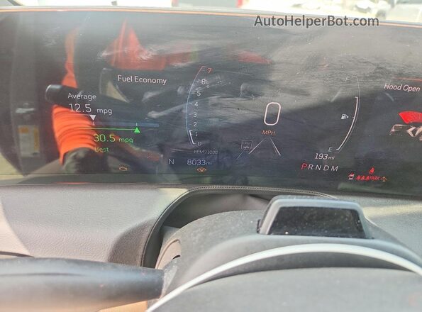 1G6DN5RK2S0114401 2025 CADILLAC CT5 Gray Vista del cuadro de instrumentos