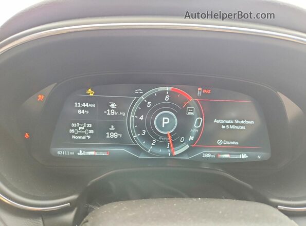 1G6DN5RW9P0117631 2023 CADILLAC CT5 Turquoise Widok zestawu wskaźników