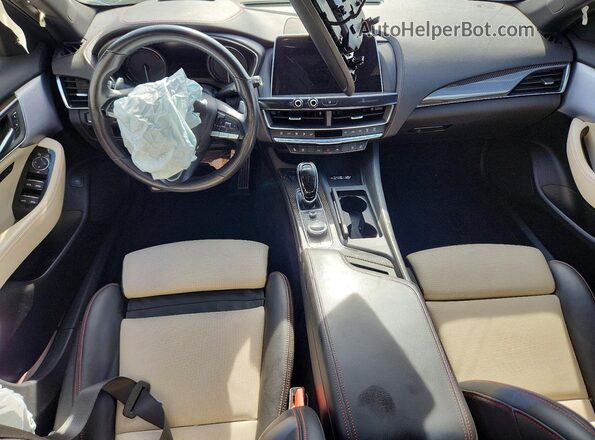 1G6DP5RK0L0119804 2020 CADILLAC CT5 Белый Вид панели приборов