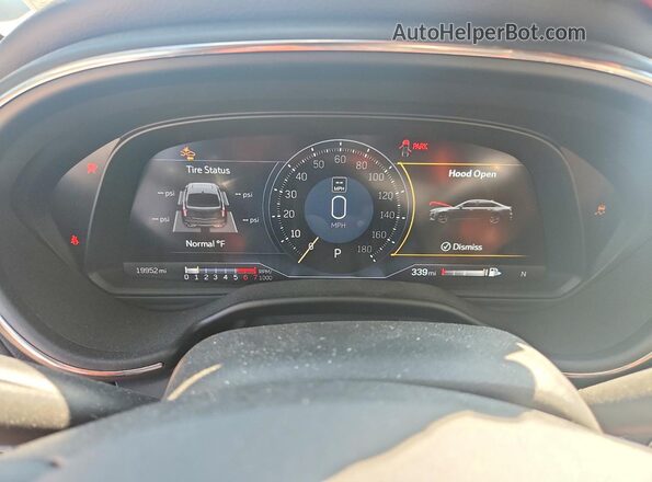 1G6DR5RW3R0130401 2024 CADILLAC CT5 Белый Вид щитка приборов
