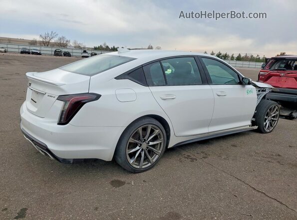 1G6DU5RK0L0147773 2020 CADILLAC CT5 Белый Задняя правая четверть