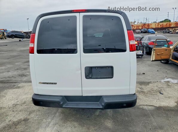 1GAZGNFP3P1234182 2023 CHEVROLET EXPRESS Белый Вид сзади