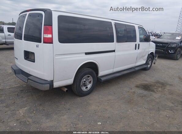 1GAZGPFG4K1295741 2019 CHEVROLET EXPRESS White Tył prawy