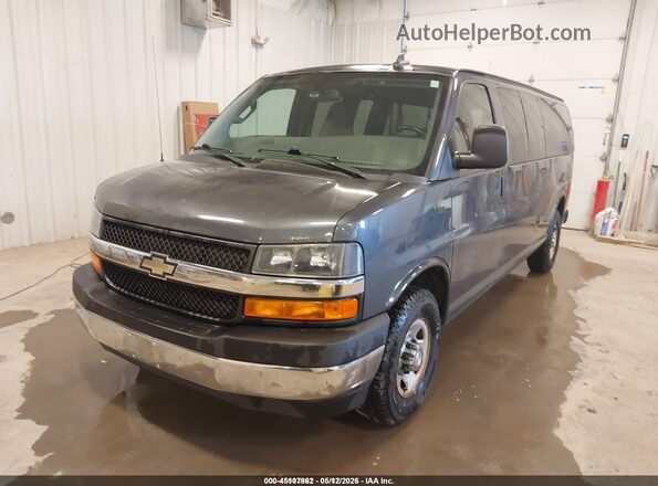 1GAZGPFG7H1275279 2017 CHEVROLET EXPRESS Серый Передняя левая четверть
