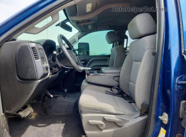 1GC1KREY9KF161920 2019 CHEVROLET SILVERADO Синий Вид салона спереди