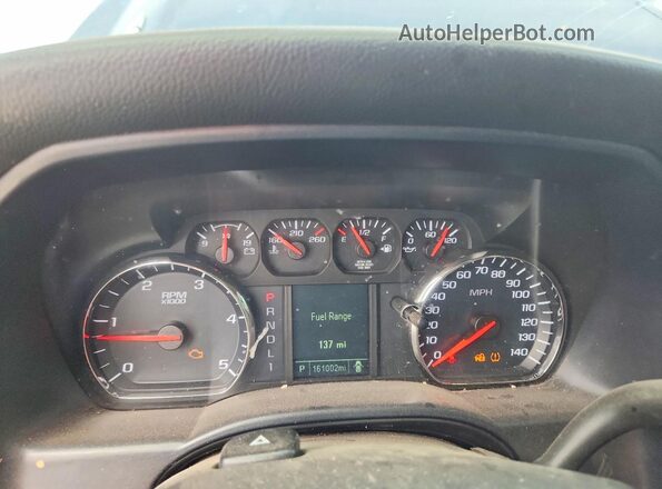 1GC1KREY9KF161920 2019 CHEVROLET SILVERADO Синий Вид щитка приборов