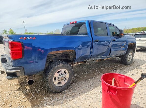 1GC1KREY9KF161920 2019 CHEVROLET SILVERADO Синий Задняя правая четверть