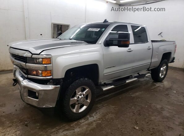 1GC1KVE87GF208457 2016 CHEVROLET SILVERADO Серебряный Передняя левая четверть