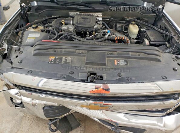 1GC1KVE87GF208457 2016 CHEVROLET SILVERADO Серебряный Вид задней части салона