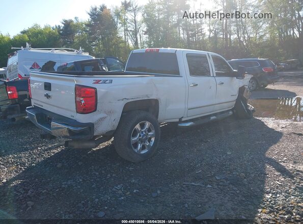 1GC1KWEY5JF286491 2018 CHEVROLET SILVERADO Белый Задняя правая четверть