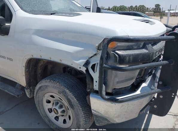 1GC1YLE77MF212384 2021 CHEVROLET SILVERADO Белый Вид спереди