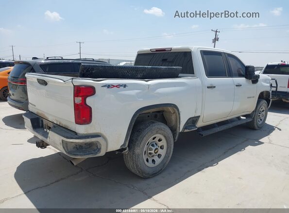 1GC1YLE77MF212384 2021 CHEVROLET SILVERADO Белый Задняя правая четверть