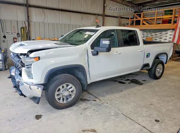 1GC1YNEY3MF290424 2021 CHEVROLET SILVERADO White Vista tres cuartos delantera izquierda
